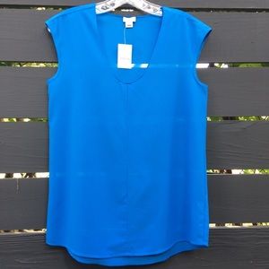 J. Crew muscle top in bright blue XS